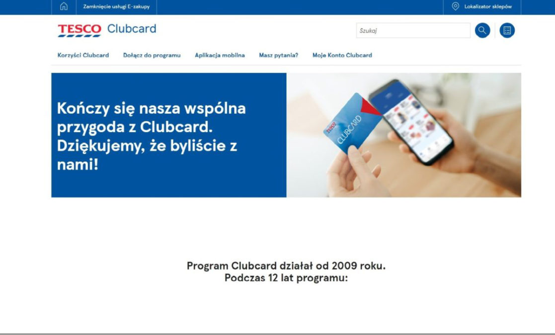 Adios Tesco Clubcard - Tomasz Makaruk